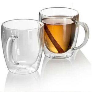 Double walled glass mugs set of 2 v4