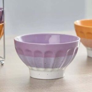 Homebox Stackable Ceramic Bowls with Metal Stand v3