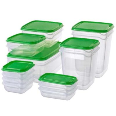 IKEA pruta green containers set of 17