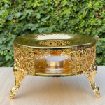 Golden Metal Food Warmer