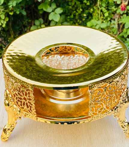 Golden Metal Food Warmer v2