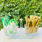 Twin Glass Bowl Set With Crystal Handle v2