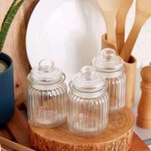 Home Box Glass Containers Set Of 3