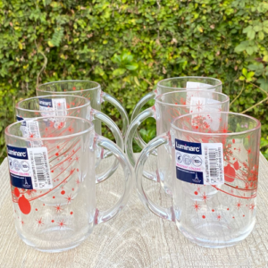Luminarc Glass Mug Set – 6 Pieces